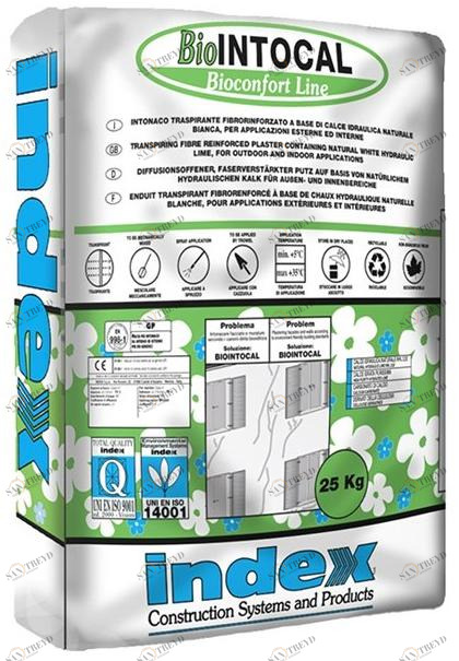 INDEX Дышащая штукатурка на основе натуральной гидравлической извести sun-id-1388667