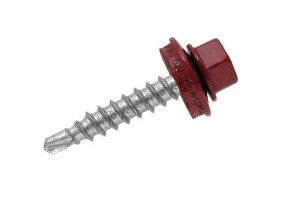 15559566 Кровельный саморез по металлу 5,5х25 RAL 3005 250шт 04297 Daxmer
