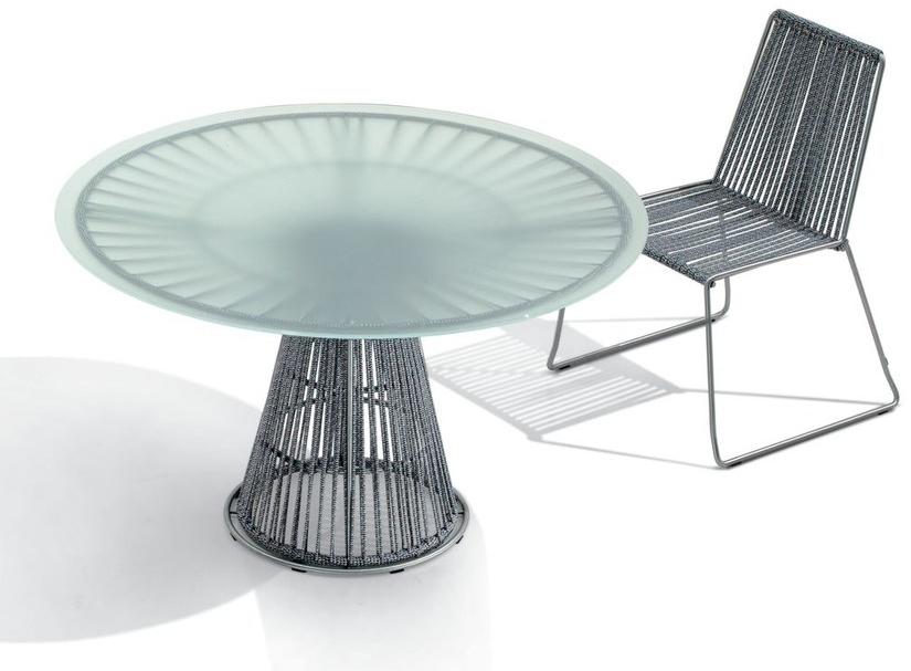 MissoniHome Круглый стол из хрусталя и полиэстера Cordula sun-id-1478531 - Вид №1