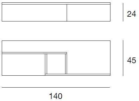 Pacini & Cappellini Открытый книжный шкаф  5594  - Вид №3