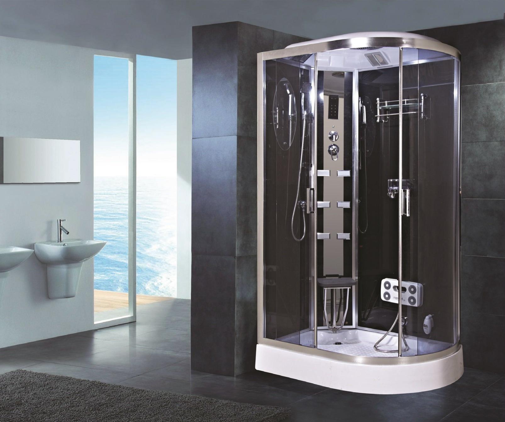 Душевая кабина NG-903-01L (1200х800*2200) низкий поддон(16см) стекло ТОНИРОВАННОЕ Niagara Ultra 9030135L