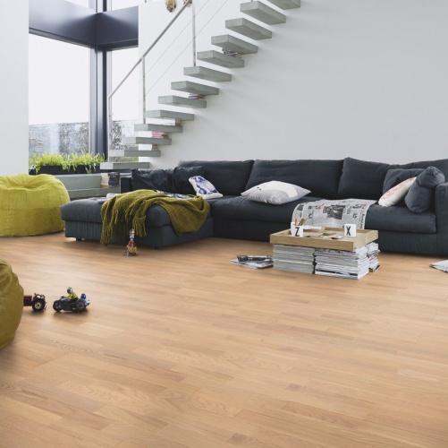 Паркетная доска Meister PС 400 Style Чистый 8262 Дуб Натур с брашью (Текстурированная) 2400х200 мм 2300200063 - Вид №3