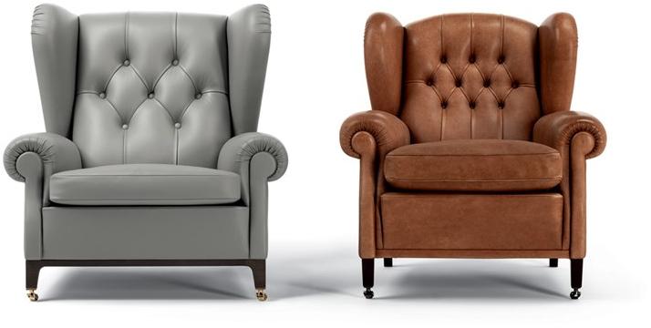 Poltrona Frau Стеганое кожаное кресло с подлокотниками La collezione - divani e poltrone sun-id-1475501 - Вид №6