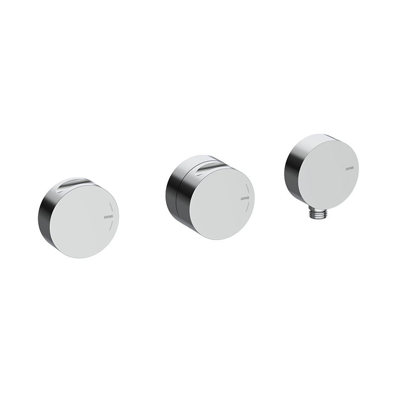 90103000 PREMIUM Хром Термостатический 2/3 пути по горизонтали Хром GRB MIXERS 