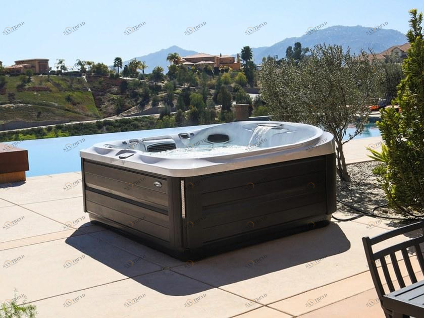 Jacuzzi® Квадратный мини-бассейн с джакузи на 6 мест J-400™ sun-id-1453641