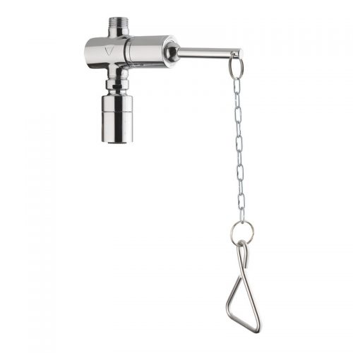 09030/1 Idral Самозакрывающийся смеситель для душа с душевой лейкой серии МОДЕРН, управляемый цепью 