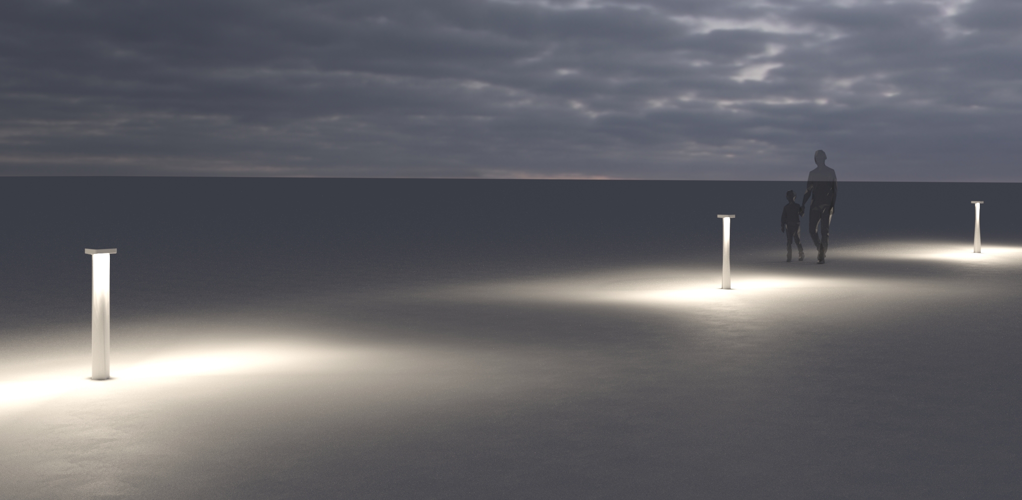 1640669 Мобильный светильник Platek BLEND Paletto  BLEND H. 900 mm - 8 LED 4000K diffuse  - Вид №17