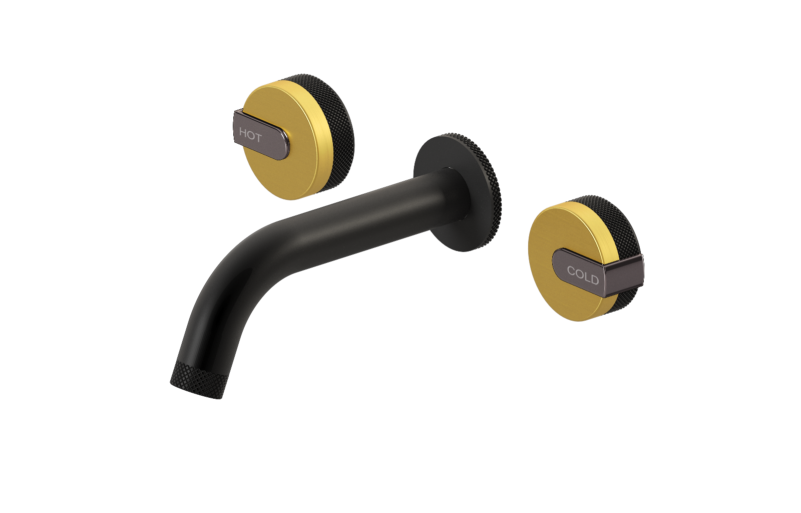 E-11530-R1BAU-L1OX-MBK Смеситель для умывальника из 19,1см носикем (внешняя часть) GRAFF MOD+