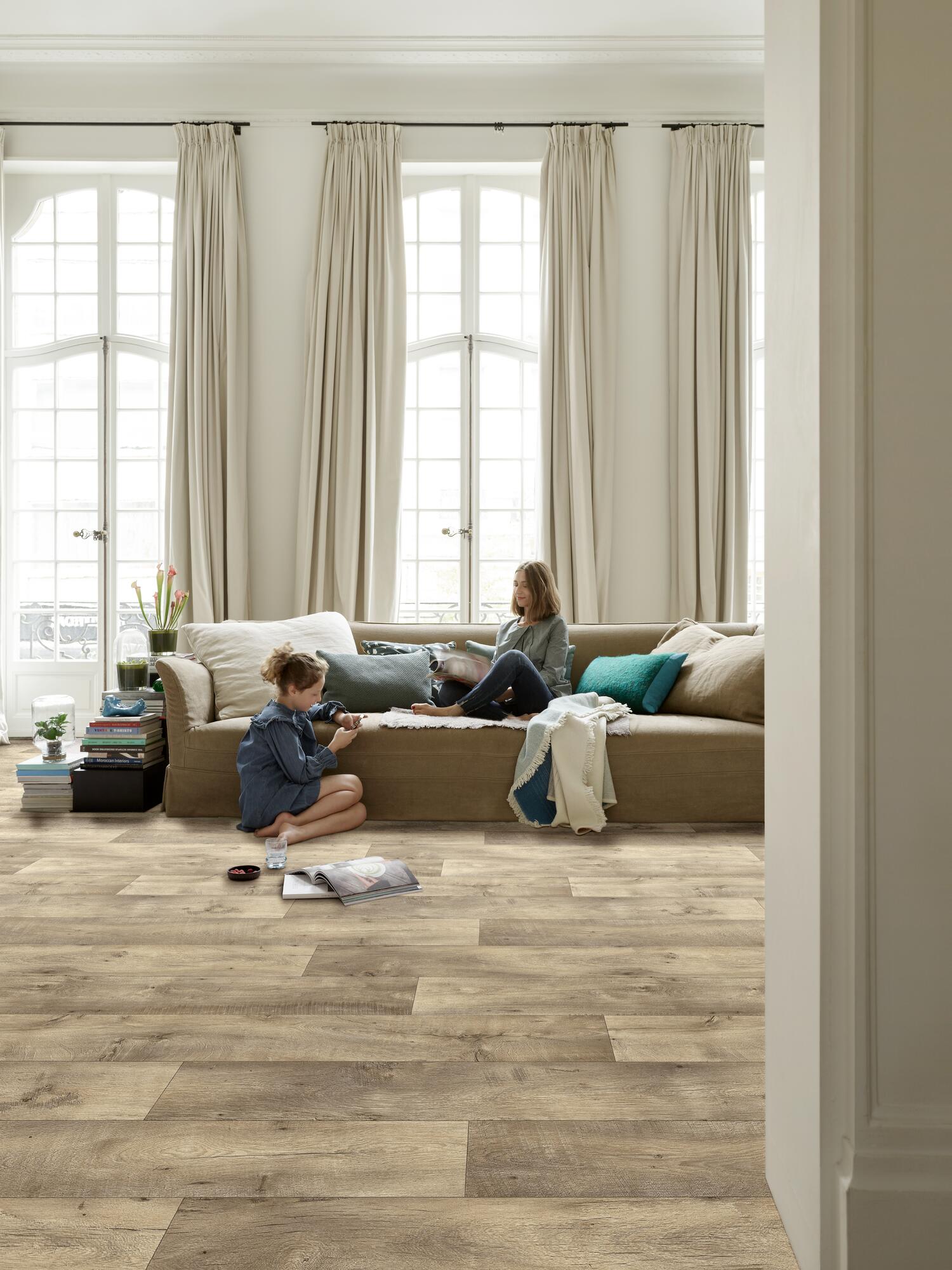 Нескользящий виниловый пол с эффектом дерева BEAUFLOR Supreme ARCH-00022388 - Вид №1