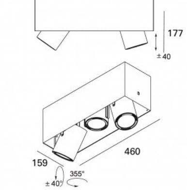 Несколько металлических светодиодных утопленных прожекторов Lucifero's SIGHT MINIMAL 3M ARCH-00145203 - Вид №2