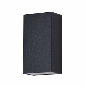 Уличный настенный светодиодный светильник Favourite Lenis 2681-2W FAVOURITE LENIS 00-3898487 Черный