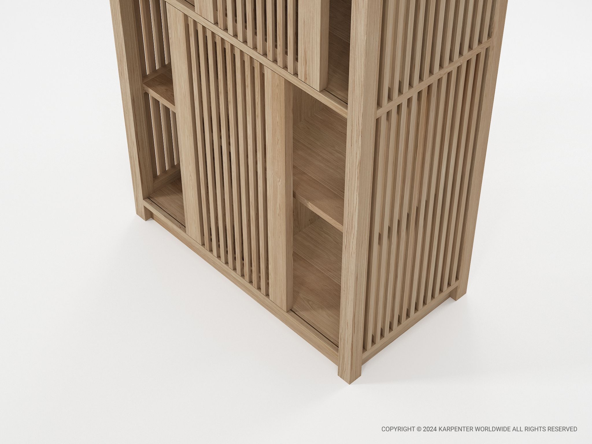 Деревянный шкаф с раздвижными дверями KARPENTER Ray ARCH-00037946 - Вид №8