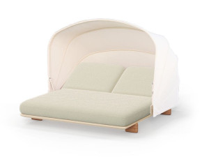 Садовая кровать с солнцезащитным козырьком