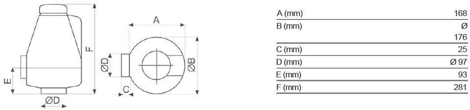 Vortice Центробежный экстрактор вытяжки K 10204 - Вид №1