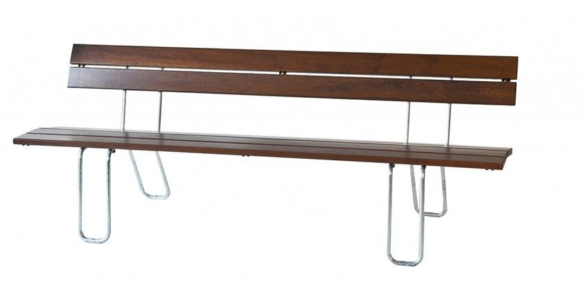 Euroform W Деревянная скамейка со спинкой  33  - Вид №1