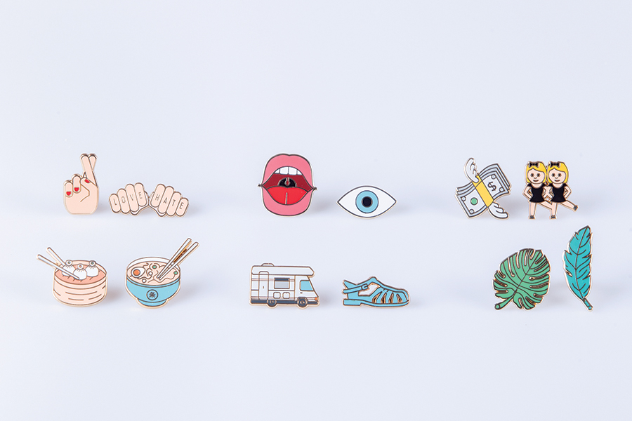 DYPINSORG Набор из 2-х металлических булавок pinaholic organs Doiy  - Вид №3