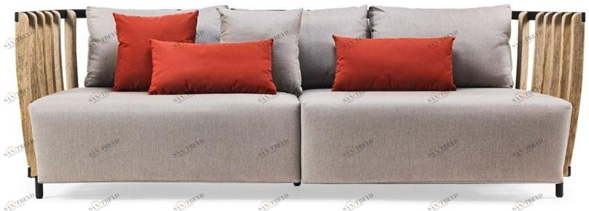 Ethimo 3-местный садовый диван из тика Swing Swdg05