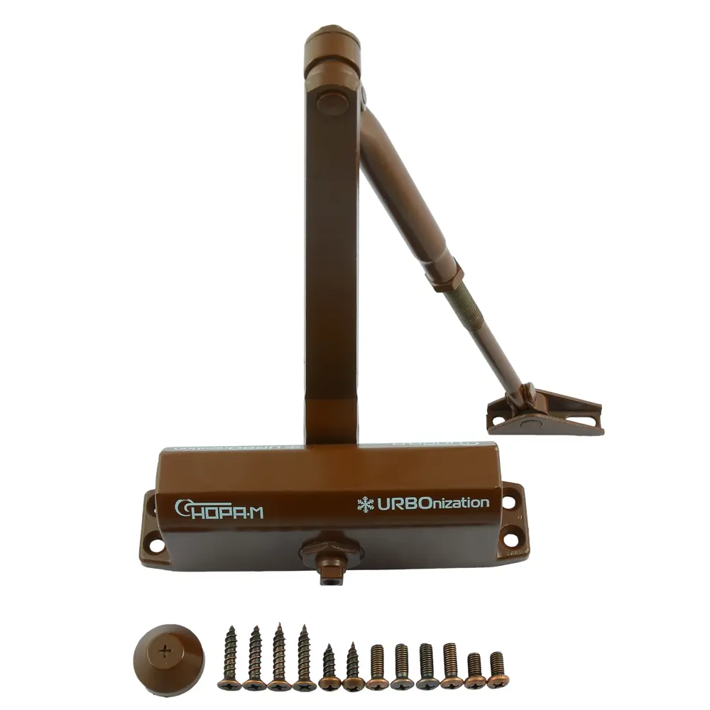 Доводчик дверной 520 Urbonization, 25-70 кг, алюминий, цвет коричневый НОРА-М STLM-2159876 - Вид №1