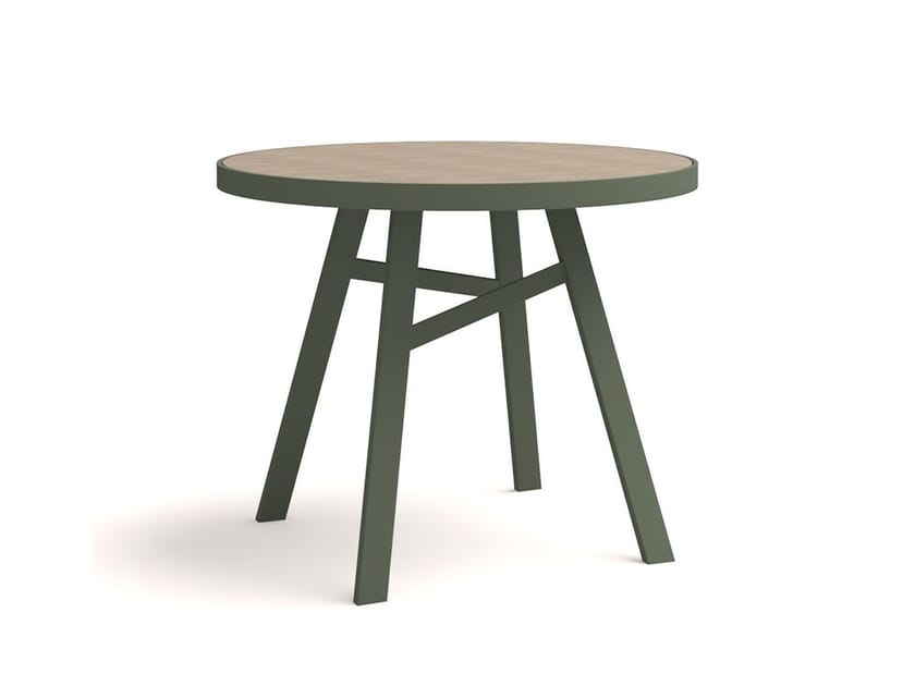 Алюминиевый круглый садовый стол 10Deka Pulvis ARCH-00118025