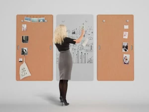 IMPACT ACOUSTIC® Настенная магнитная офисная доска из переработанного пластика  792.24.20.000.00