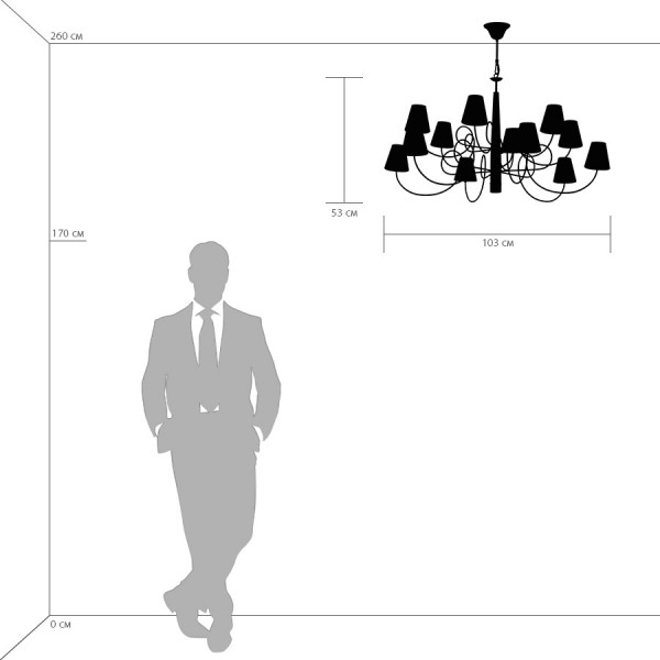 Подвесная люстра Lightstar Vortico 814333 LIGHTSTAR ДИЗАЙНЕРСКИЕ, VORTICO 075260 Белый  - Вид №1