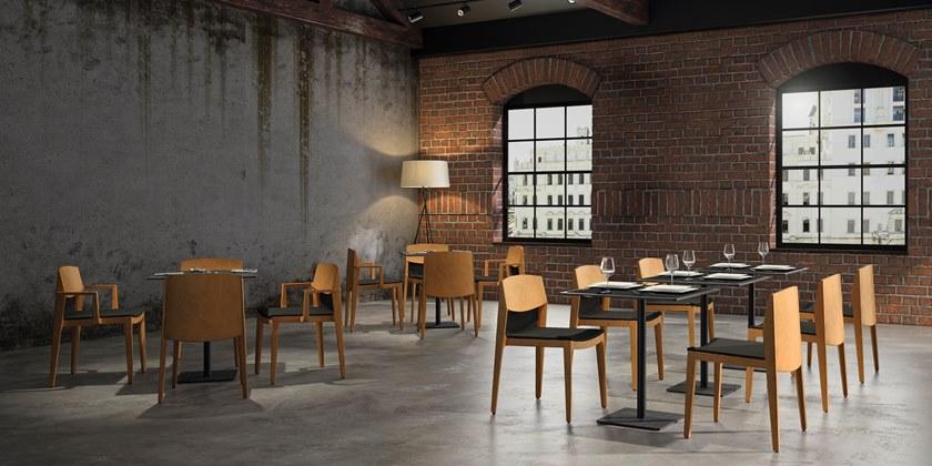 Capdell Деревянный стул со встроенной подушкой Isa 141p - Вид №5