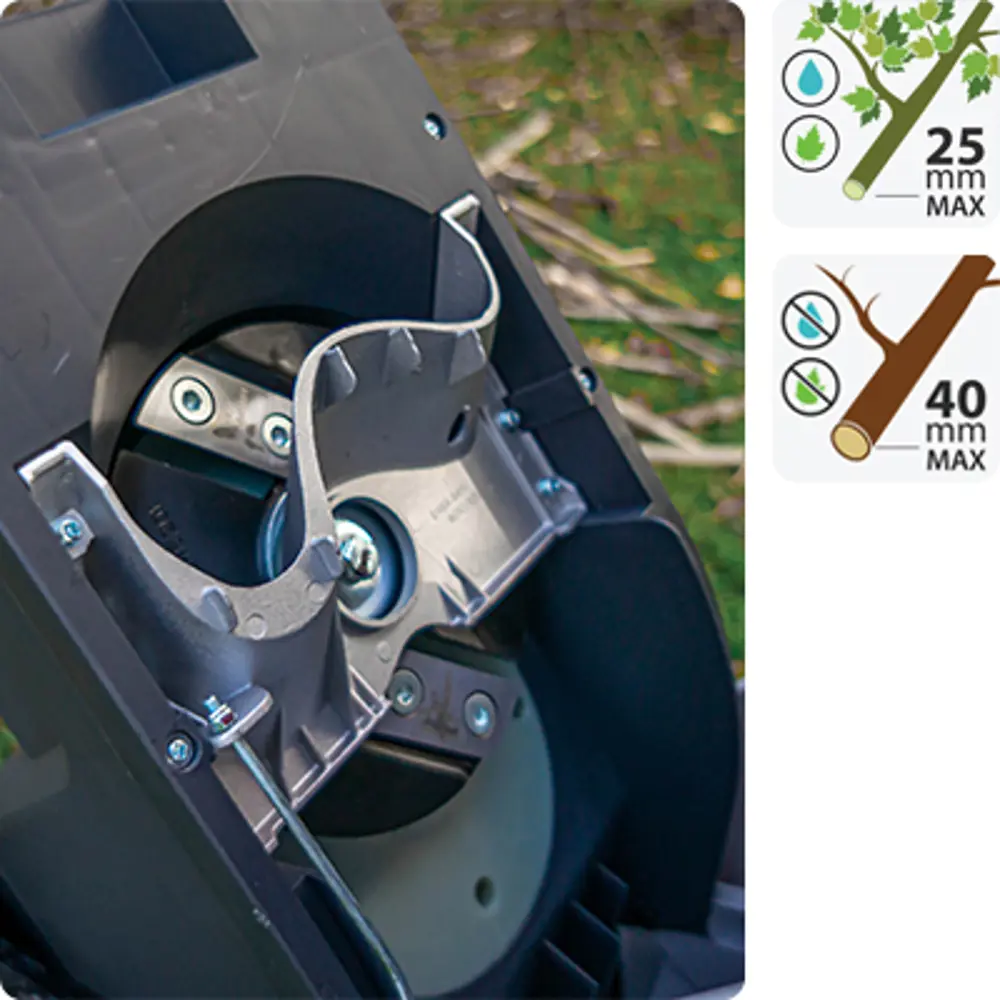 Садовый измельчитель STERWINS 2500 Вт для переработки веток 84572647 STLM-0052003 - Вид №10