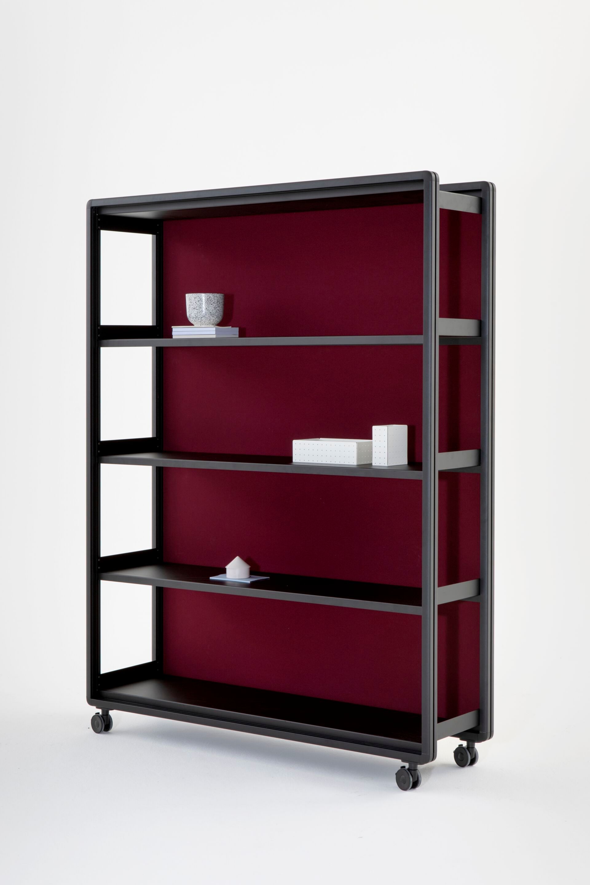 Алюминиевый напольный книжный шкаф с порошковым покрытием с колесами Cascando патио ARCH-00052232