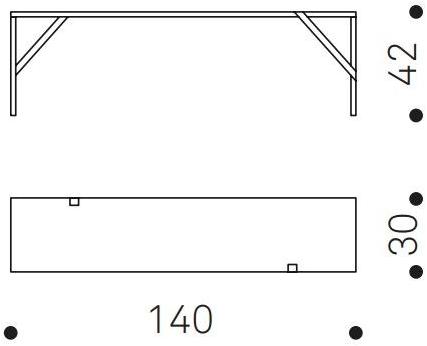 FIORONI Скамья из каштана sun-id-1491592 - Вид №3