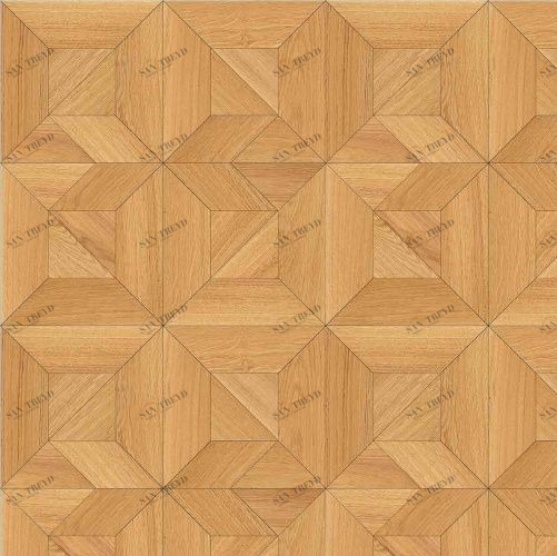 Художественный паркет Da Vinci Щитовой 26-444 Дуб (Гладкая) 500х500 мм 26010444