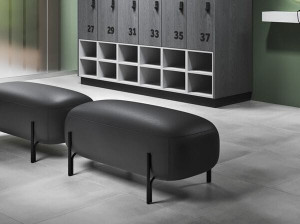 Мягкая скамейка из искусственной кожи