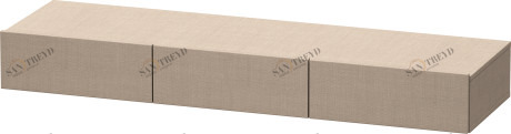 DS827207575 Полочка с ящиком DuraStyle #DS8272 1500 x 440 мм Лен, декор Duravit