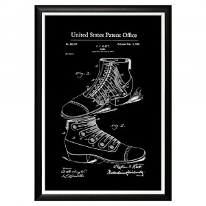 896521279_1818 Арт-постер «Патент на дамские туфли, 1901» Object Desire