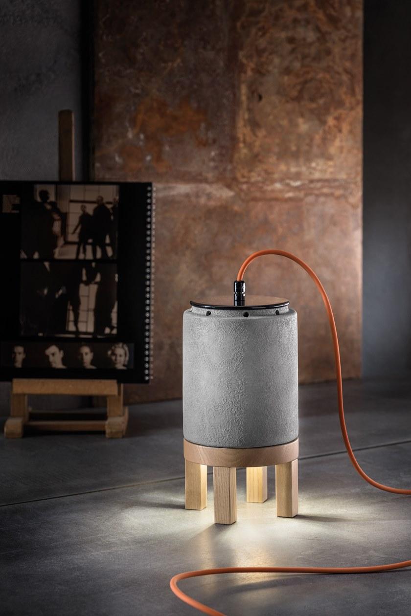 FERROLUCE Настольная керамическая лампа отраженного света Mateca C992 - Вид №2