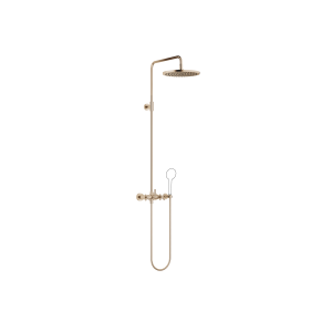 TARA Showerpipe без ручного душа 300 мм - Brushed Champagne (22-каратное золото)