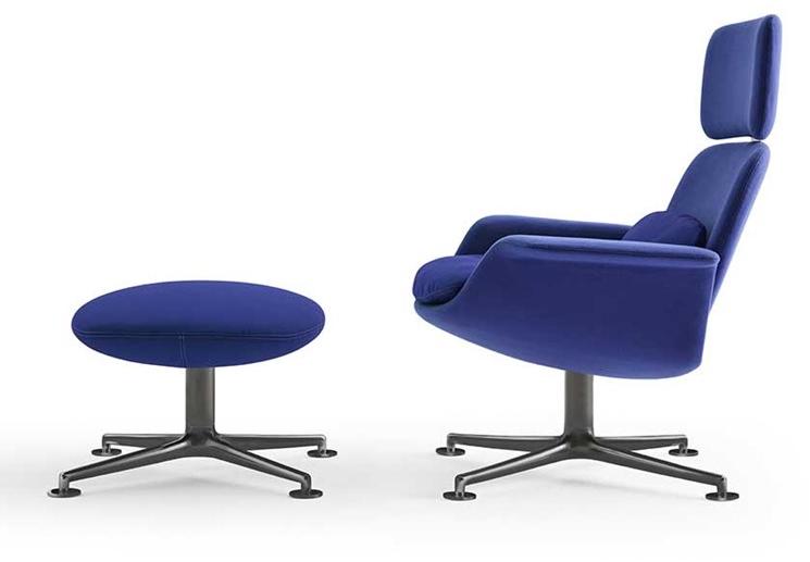 KNOLL Подставка для ног из ткани с 4 спицами Kn sun-id-1437447 - Вид №5
