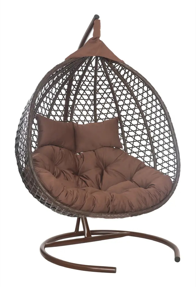 91732910 Кресло подвесное Laura outdoor FID 301 Фиджи 2-х местные до 140 кг коричневый STLM-0955674