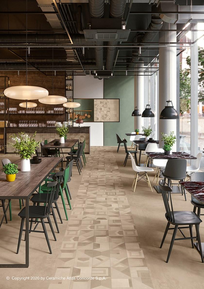 Atlas Concorde Настенная / напольная плитка из керамогранита с эффектом энкаустики Venti boost sun-id-1400680 - Вид №13