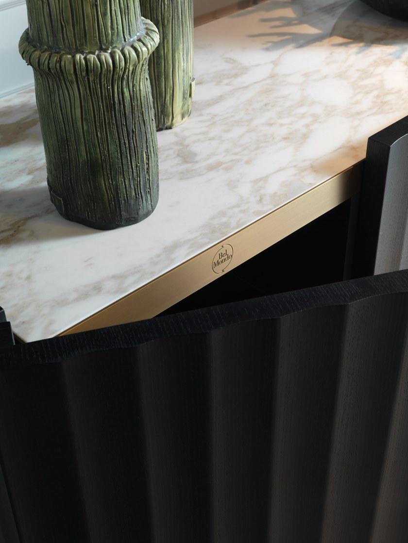 Bellotti Ezio Деревянный буфет со столешницей из мрамора gold calacatta Delfi 2018-20 - Вид №3