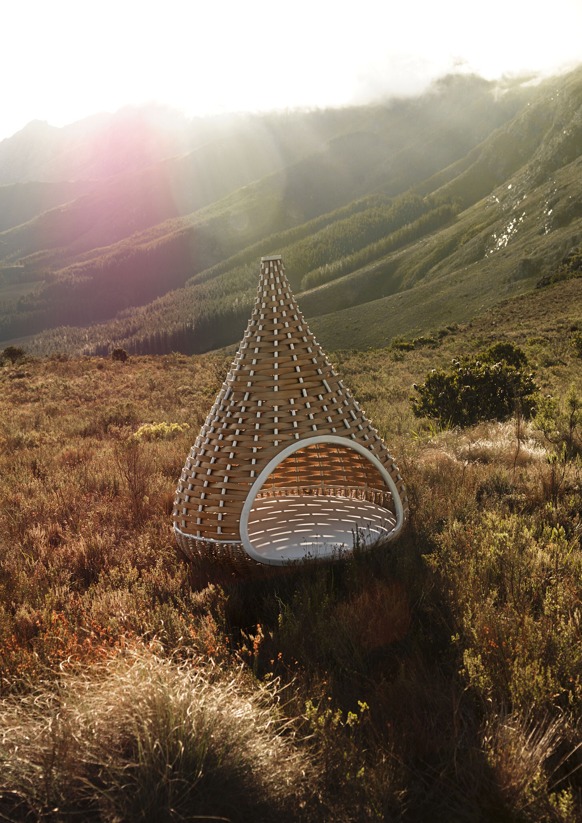 Синтетическое волокно иглу сад диван DEDON NESTREST ARCH-00025935 - Вид №2