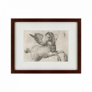 Картина в раме 60х47 см Pegasus Sketch, 1500 КАРТИНЫ В КВАРТИРУ  135676 Серый