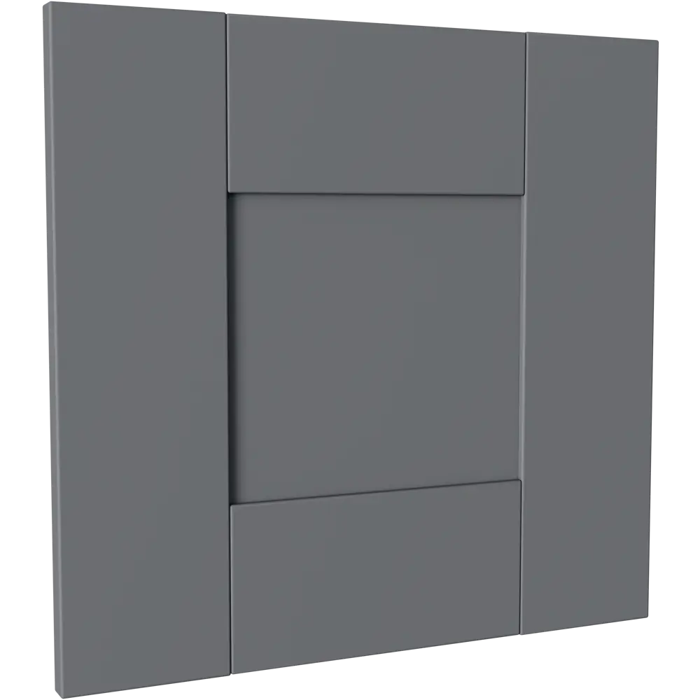 Дверь глухая для шкафа Лион Реймс 39.6x38x1.6 см ДСП цвет серый 89424288 STLM-2040323 Santreyd - Вид №1