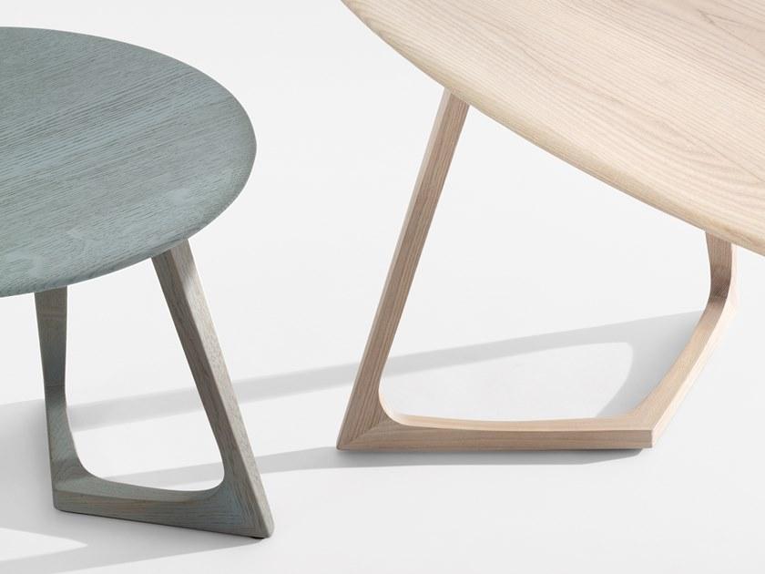 ZEITRAUM Журнальный столик из массива дерева для гостиной Twist sun-id-1488492 - Вид №2