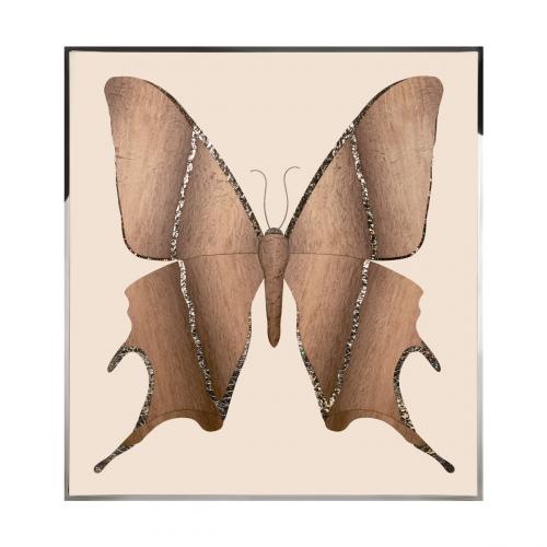 Kallima Произведение искусства из ископаемого дерева Visionnaire 