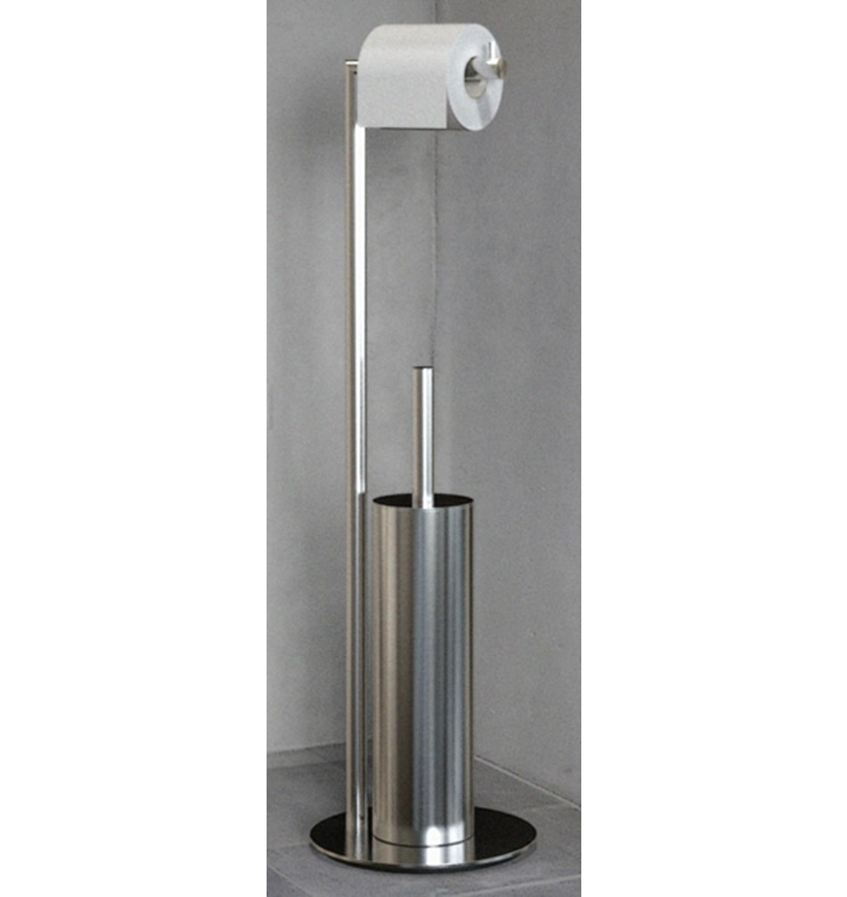 FROST Ершик для унитаза 8, combi » полированный. Нержавеющая сталь Полированный O1948  - Вид №2