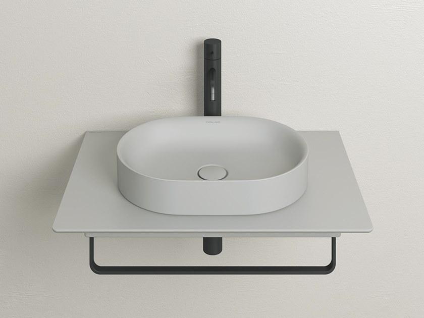 Подвесная раковина настенная овальная CERAMICA CATALANO Horizon белая sun-id-1348325 - Вид №12