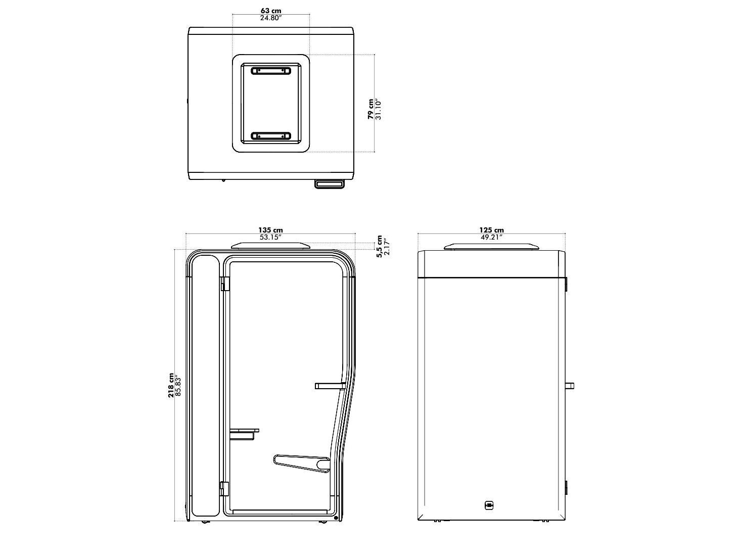 Акустическая офисная кабина BuzziSpace BuzziNest ARCH-00098679 - Вид №6