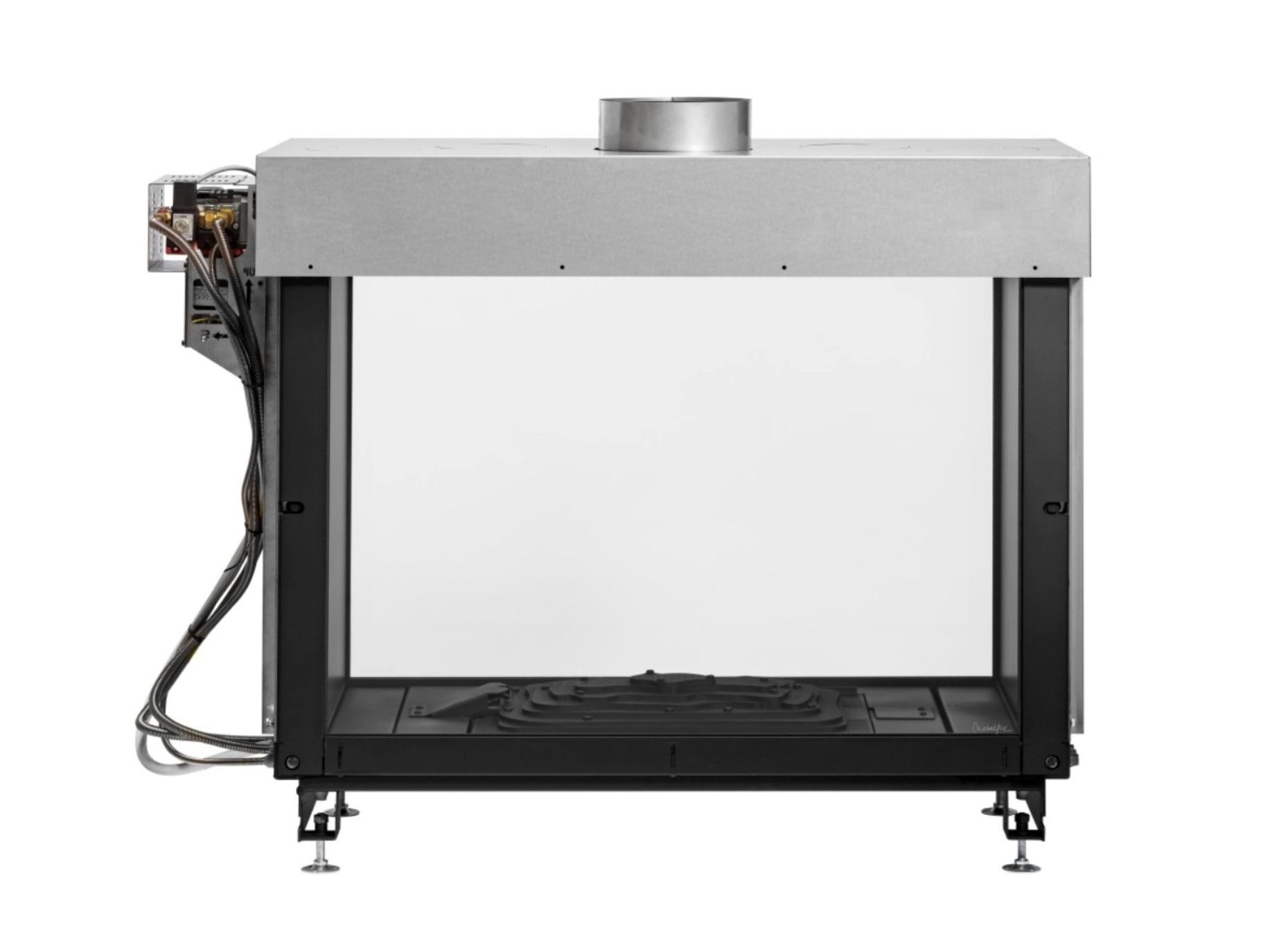 Двухсторонний газовый закрытый камин Metalfire ARCH-00088268