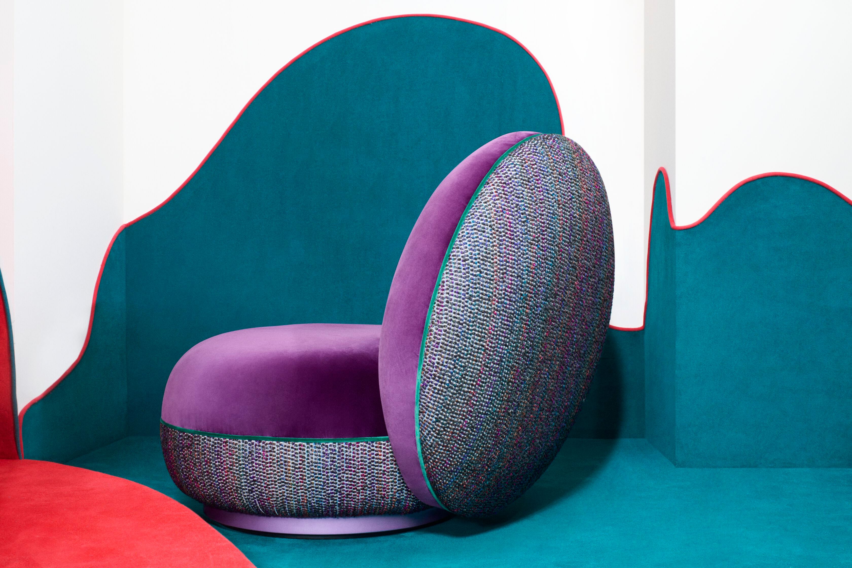 Бархатное кресло Paolo Nesi TIAMO ARCH-00118145 - Вид №6