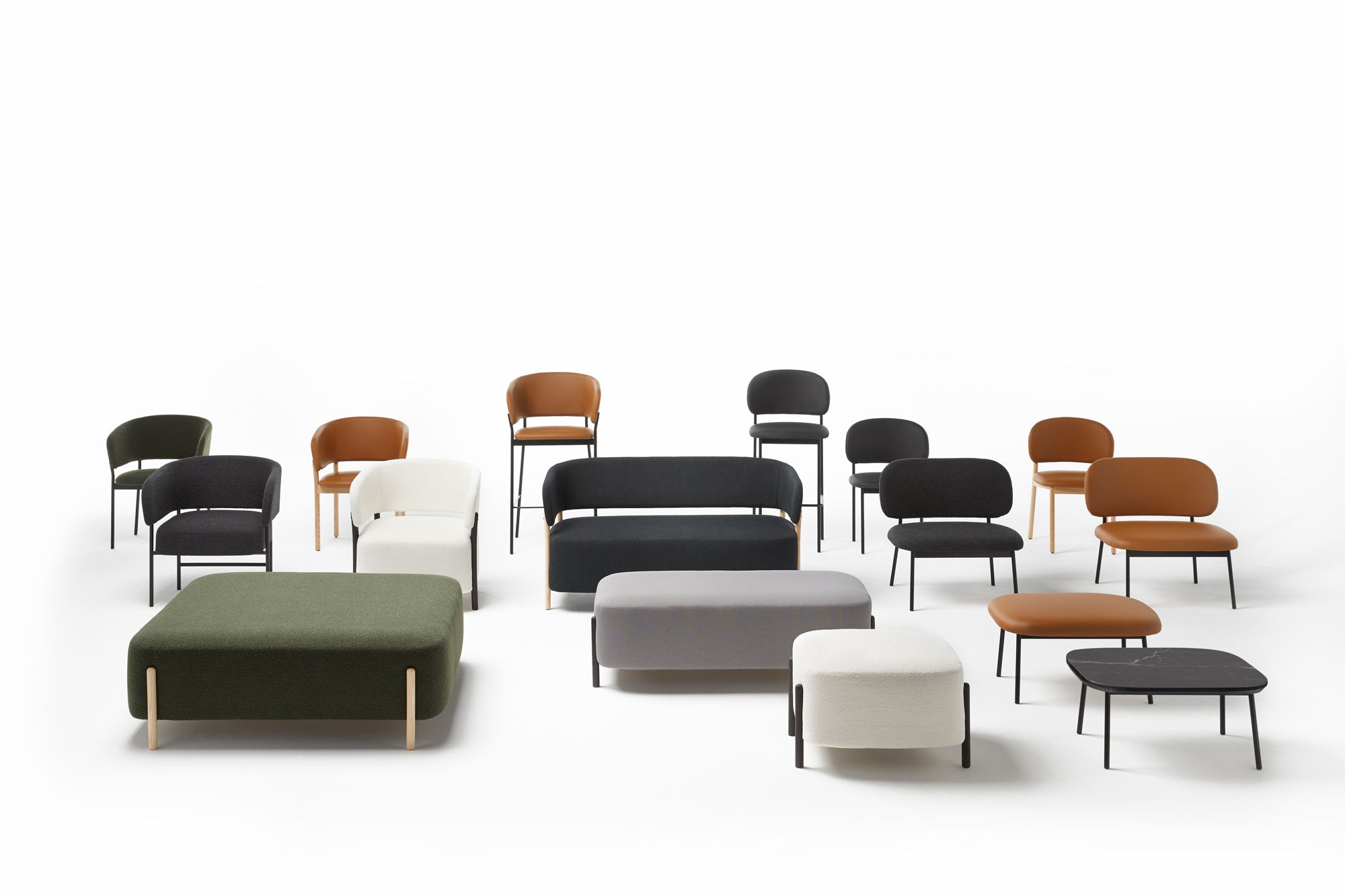 Мягкая скамейка из ткани Blasco&Vila RC Wood ARCH-00010880 - Вид №7